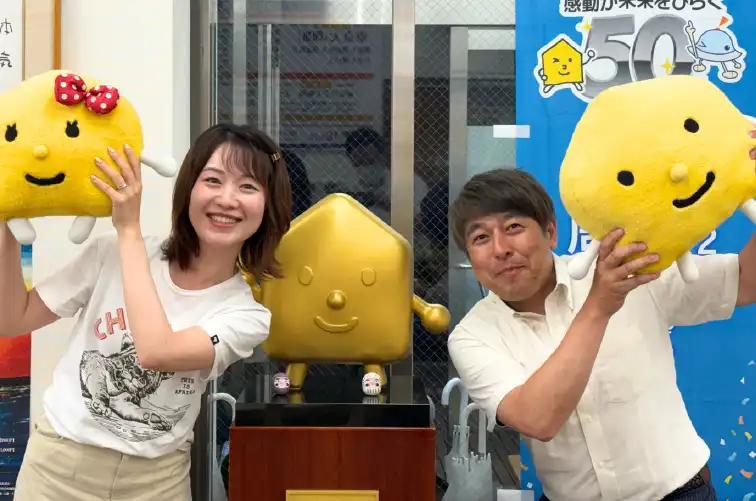 さのりえ（左）と立花先生（右）NOKAI OBOG INTERVIEW '26｜能開センター