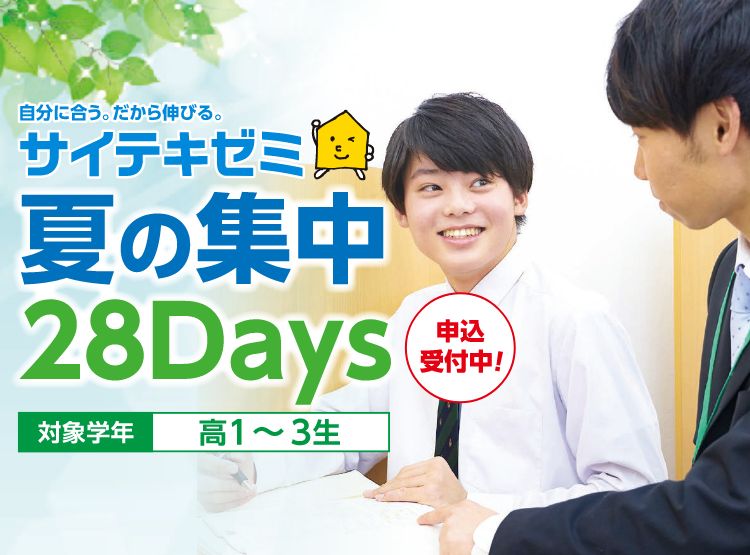 サイテキゼミ 夏の集中28Days