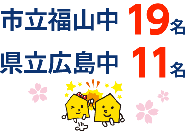 広島県 中学受験 合格実績2