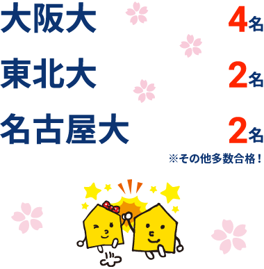 能開センター徳島 大学受験コースの2024年度合格実績