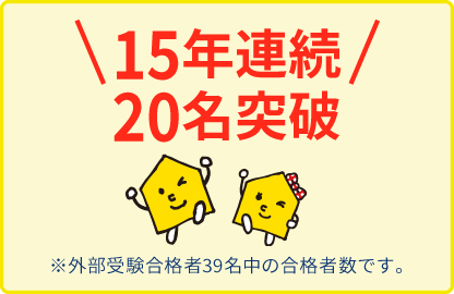 福島県 中学受験 合格実績1