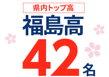 福島県 高校受験 合格実績1