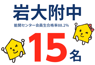 岩手県 中学受験 合格実績1