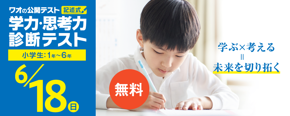 学力・思考力診断テスト　小学生