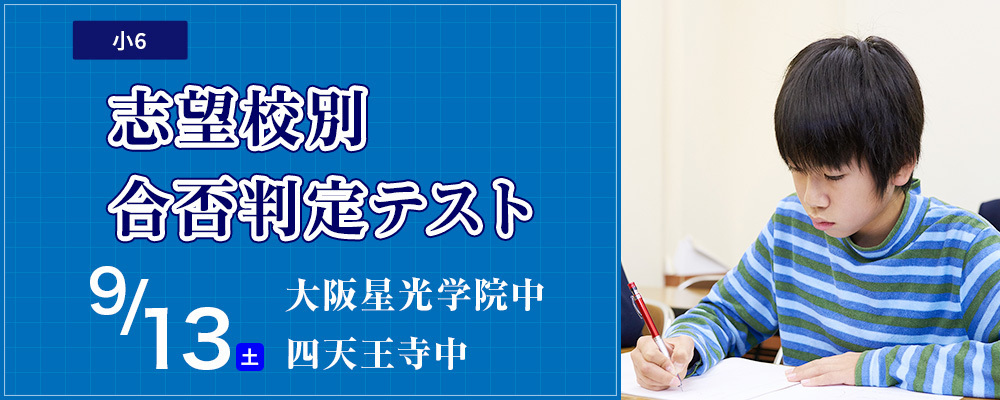 志望校別合否判定テスト