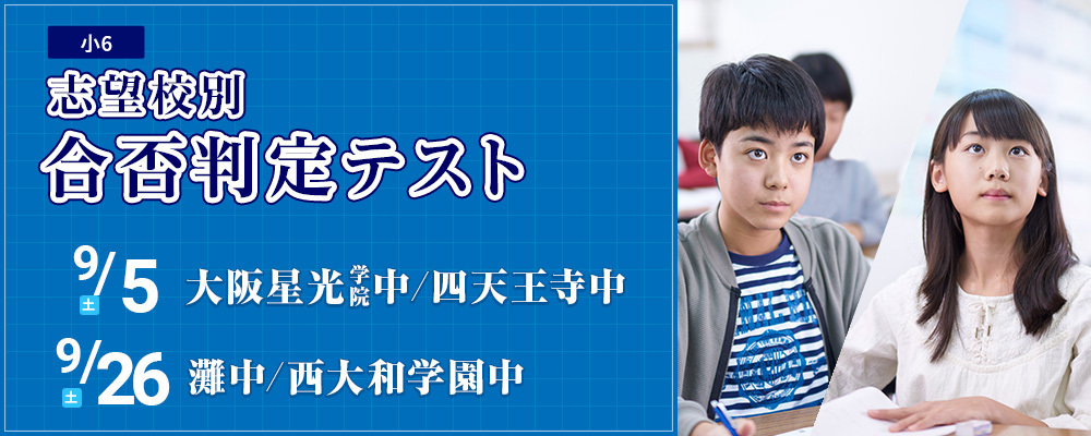 志望校別合否判定テスト