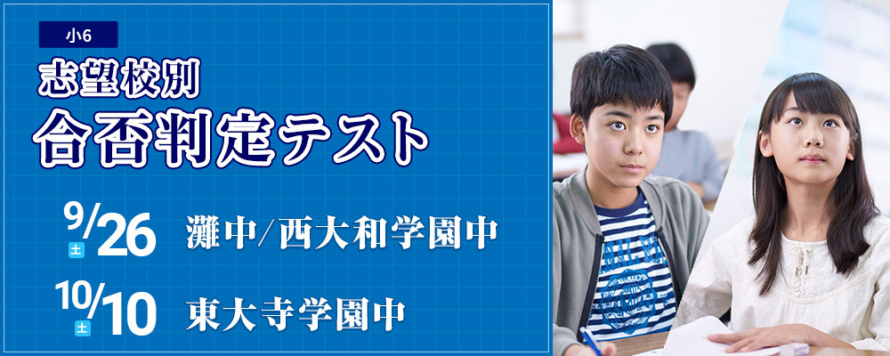 志望校別合否判定テスト