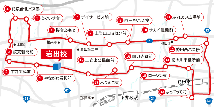 打田便ルート
